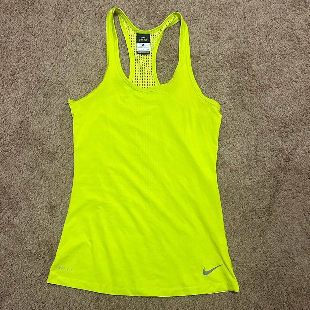 Nike Women's Bright Yellow Tank Top